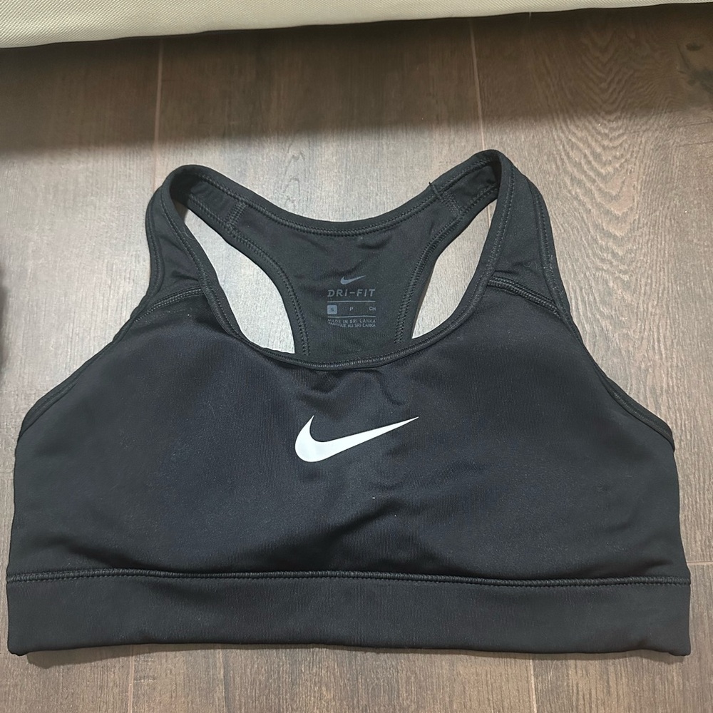 Nike Women's Black Sports Bra Dri-Fit